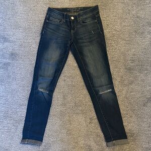 Aeropostale Women's Dark Blue Skinny Jeans